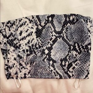 Princess Polly Snake skin tube top